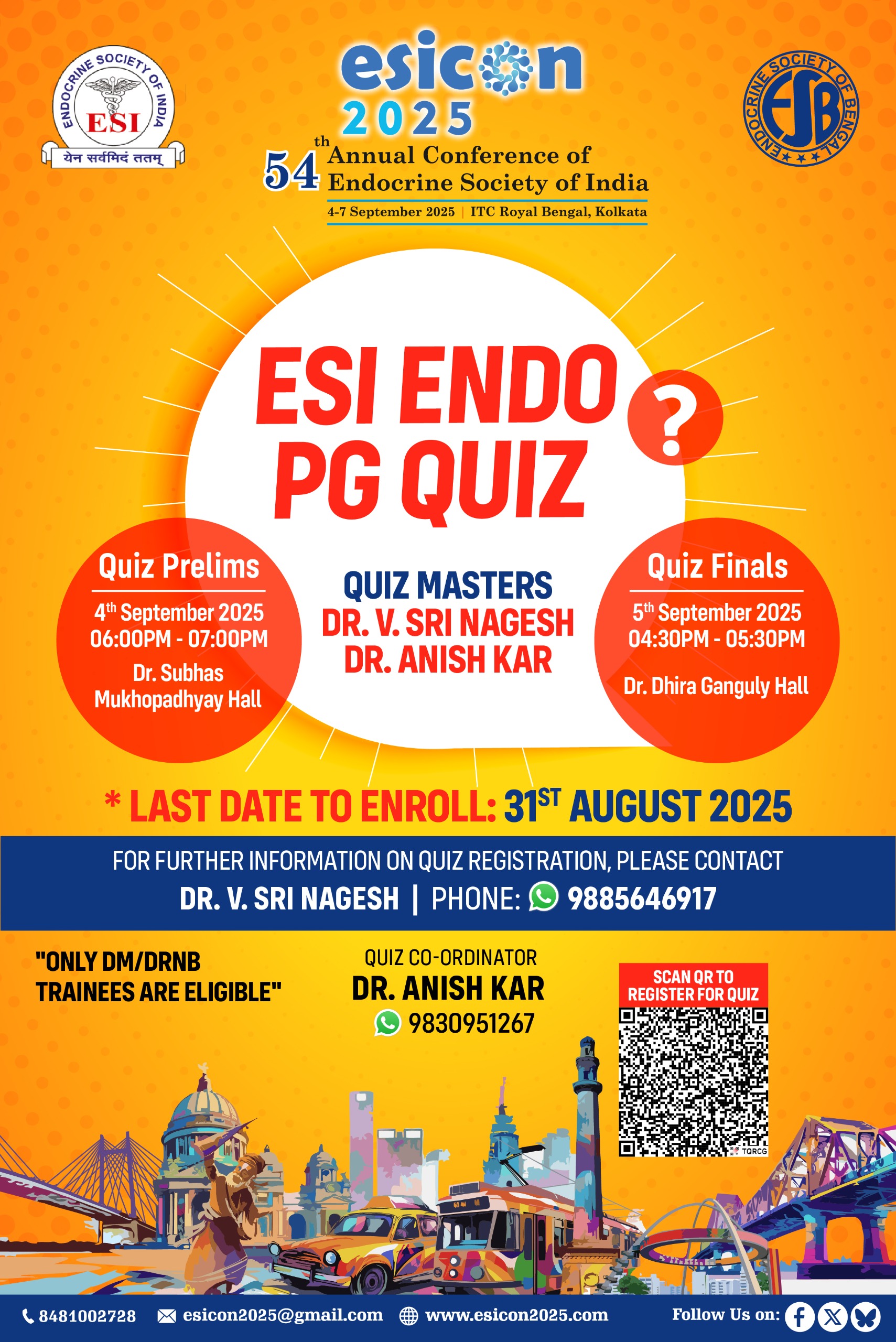 ESI Endo PG Quiz 2025 Flyer
